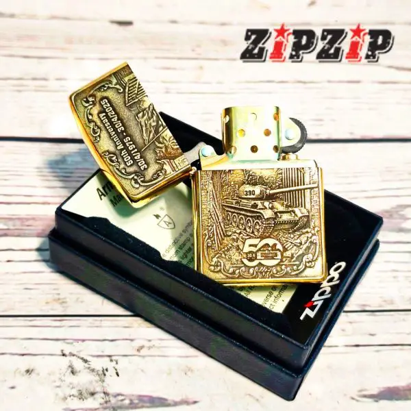 Zippo Mỹ Chính Hãng Khắc Nổi 3D Chỉ Đề Kỷ Niệm 50 Năm THống Nhất Đất Nước - Ảnh 4