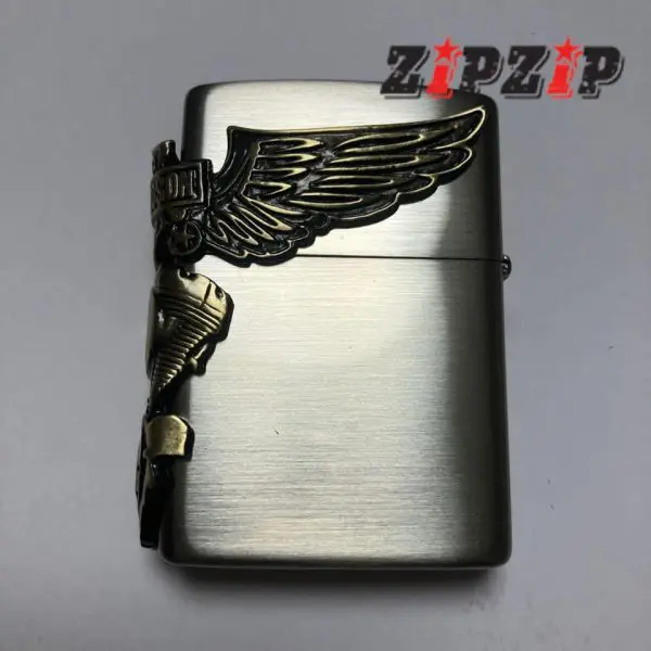 Bộ 2 Mảnh Emblem Harley Davidson Tháo Máy Chính Hãng Zippo - Ảnh 3