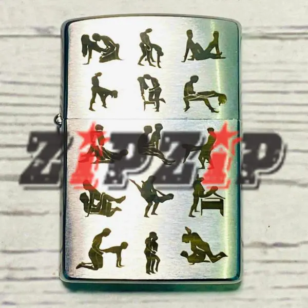 Zippo Mỹ Chính Hãng Khắc Bí Kiếp Cửu Âm Chân Kinh 2 Mặt Hình