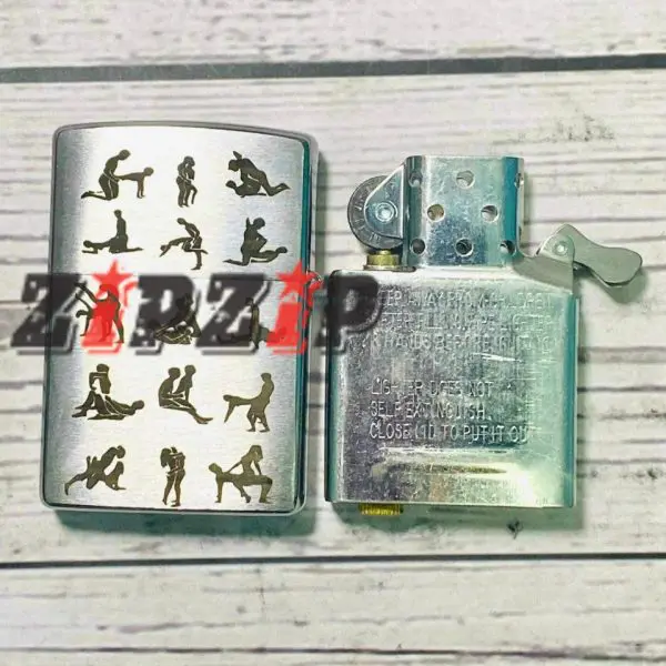 Zippo Mỹ Chính Hãng Khắc Bí Kiếp Cửu Âm Chân Kinh 2 Mặt Hình - Ảnh 6