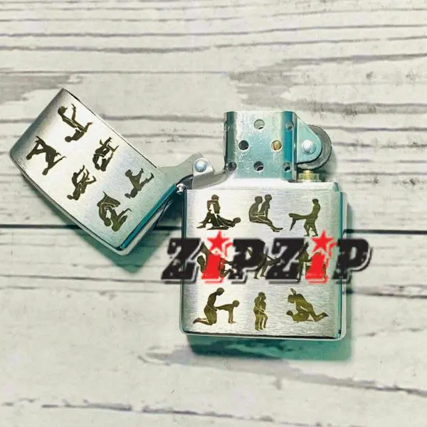 Zippo Mỹ Chính Hãng Khắc Bí Kiếp Cửu Âm Chân Kinh 2 Mặt Hình - Ảnh 5