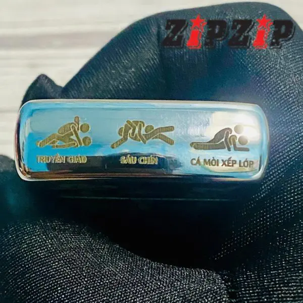 Zippo Mỹ Chính Hãng Khắc Full 5 Mặt Hình - Ảnh 6