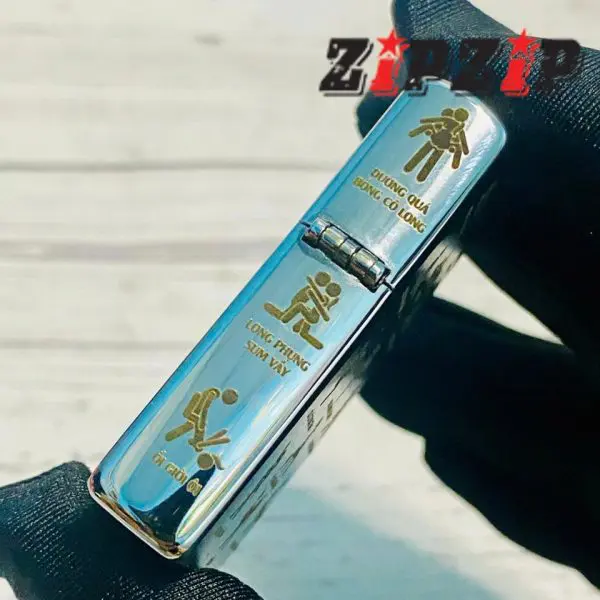 Zippo Mỹ Chính Hãng Khắc Full 5 Mặt Hình - Ảnh 5