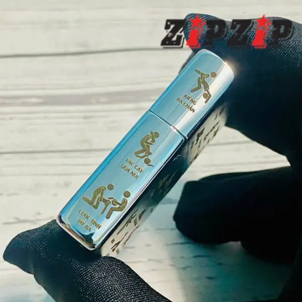 Zippo Mỹ Chính Hãng Khắc Full 5 Mặt Hình - Ảnh 4