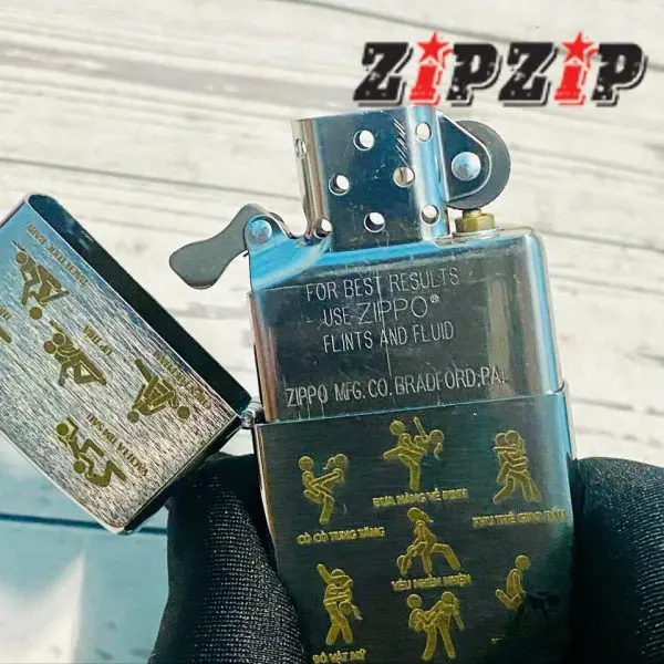 Zippo Mỹ Chính Hãng Khắc Full 5 Mặt Hình - Ảnh 10