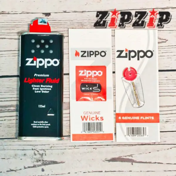 Combo Xăng Tim Đá Chính Hãng Zippo - Miễn Phí Vận Chuyển
