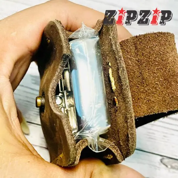 Bao Da Bò Cao Cấp Freesize Đựng Zippo & Các Dòng Bật Lửa Cổ Quái - Ảnh 8