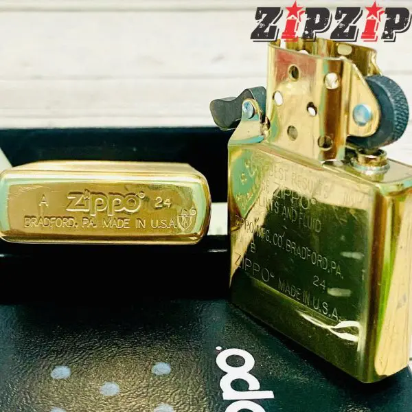 Zippo Armor Brushed Brass Mỹ Chính Hãng - Ảnh 7