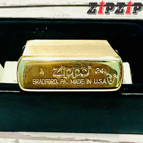 Zippo Armor Brushed Brass Mỹ Chính Hãng - Ảnh 5