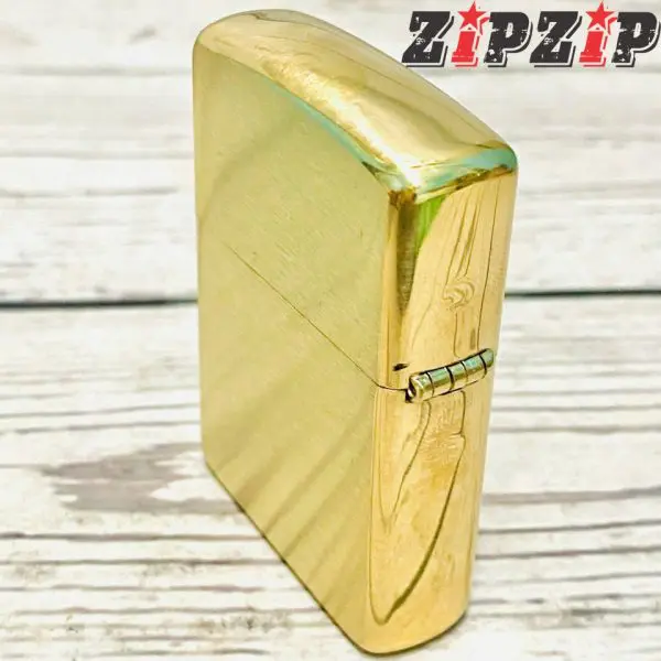 Zippo Armor Brushed Brass Mỹ Chính Hãng - Ảnh 4