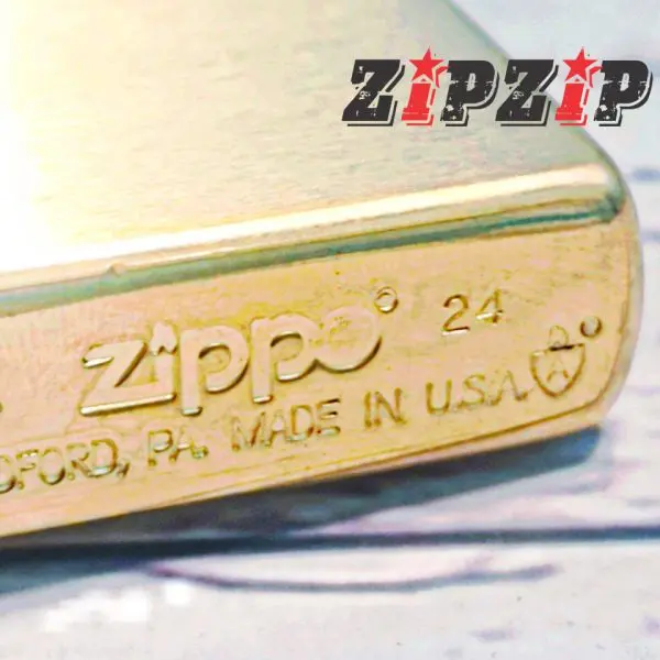 Vỏ Zippo Amor Brushed Brass Mỹ Chính Hãng (Chỉ Vỏ Không Kèm Ruột) - Ảnh 5