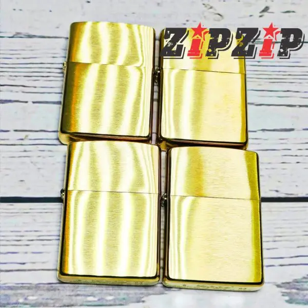 Vỏ Zippo Amor Brushed Brass Mỹ Chính Hãng (Chỉ Vỏ Không Kèm Ruột)