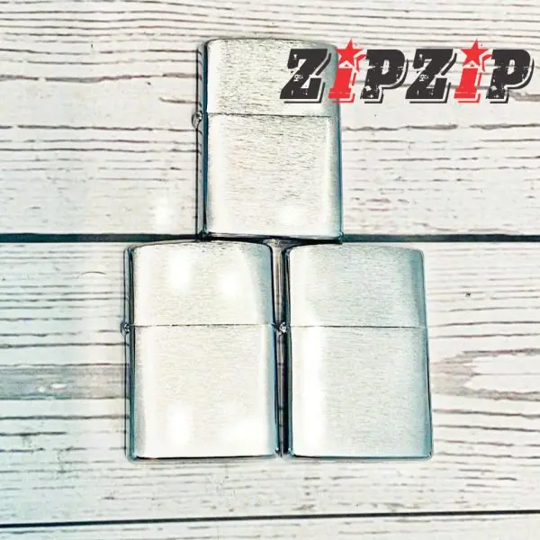 Vỏ Zippo Amor Brushed Chrome Mỹ Chính Hãng (Chỉ Bán Vỏ Không Kèm Ruột)