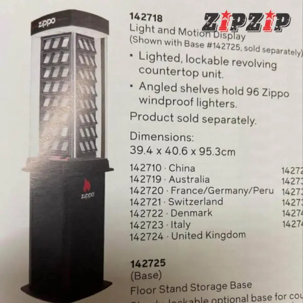 Tủ Xoay LED Zippo Chính Hãng - Ảnh 8