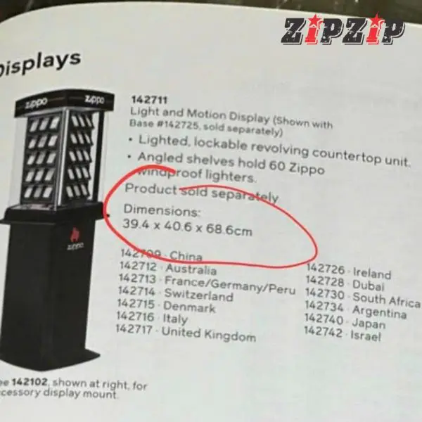 Tủ Xoay LED Zippo Chính Hãng - Ảnh 5