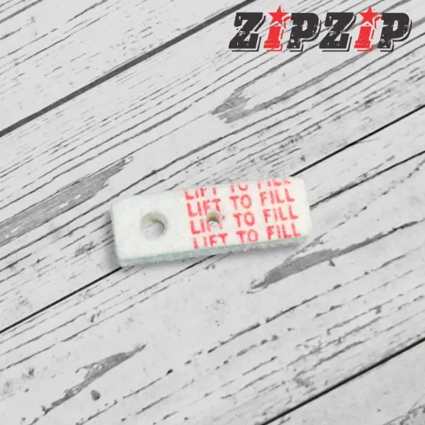 Miếng Chặn Xăng Zippo Chữ Đỏ Linh Kiện Thay Thế