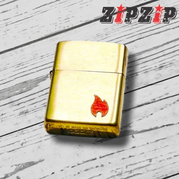 Miếng Dán Emblem Xà Cừ Thật Hình Ngọn Lửa