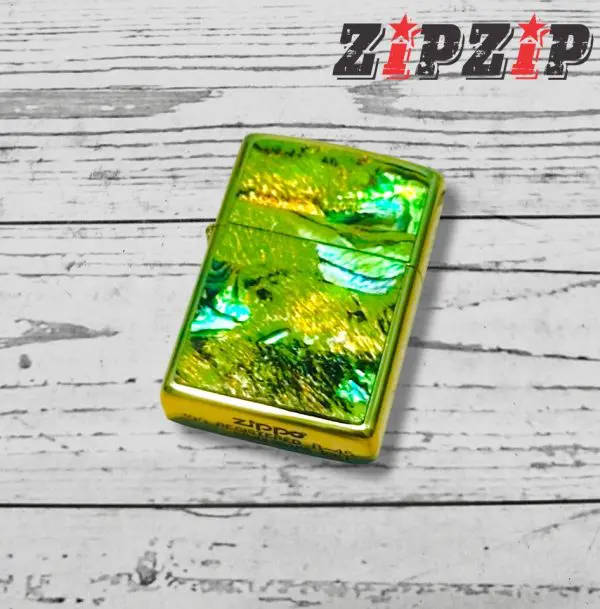 Miếng Dán Xà Cừ Thật Trang Trí Zippo - Ảnh 5