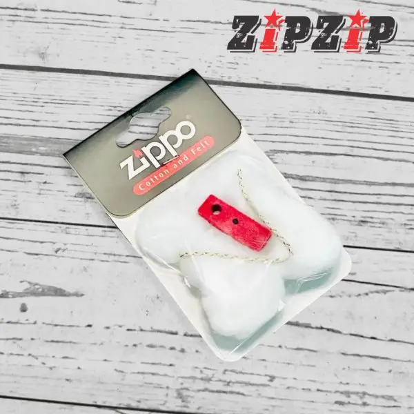 Bông Gòn Zippo Linh Kiện Thay Thế Tặng Kèm Chặn Đỏ 6x - Ảnh 2